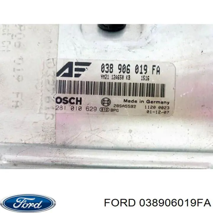 Módulo de direção (Centralina eletrônica) de motor 038906019FA Ford