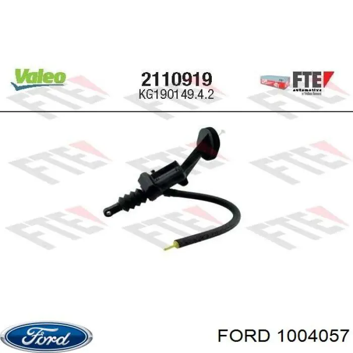 Compre 1004057 Ford Tampão (grelha) das luzes de nevoeiro do pára-choque dianteiro esquerdo