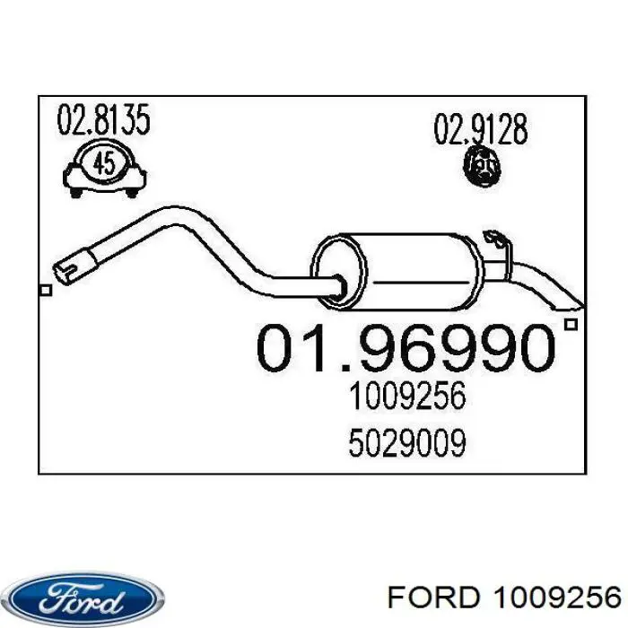 Compre 6812221 Ford Silenciador, parte traseira