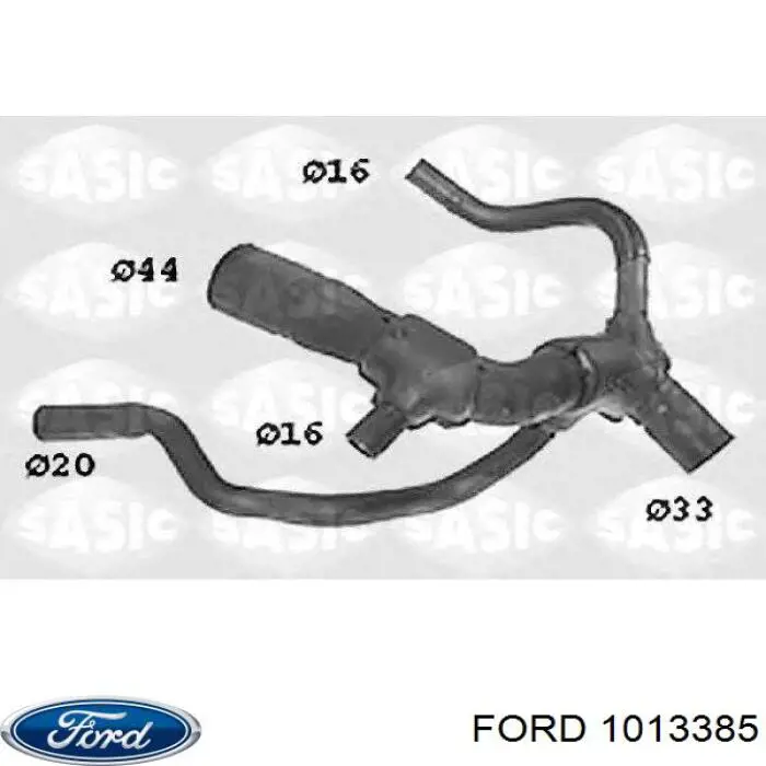 Compre 1013385 Ford Mangueira (cano derivado) inferior do radiador de esfriamento