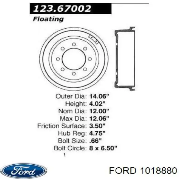 Compre 1045111 Ford Cabo/pedal de gás (de acelerador)
