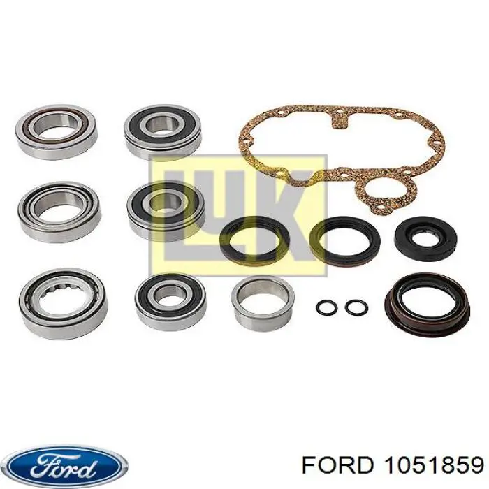 1051859 Ford Rolamento da árvore secundária da Caixa de Mudança