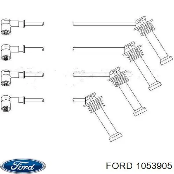 Fios de alta voltagem, kit Ford 988F12283AB preço, a partir de 30,19 USD