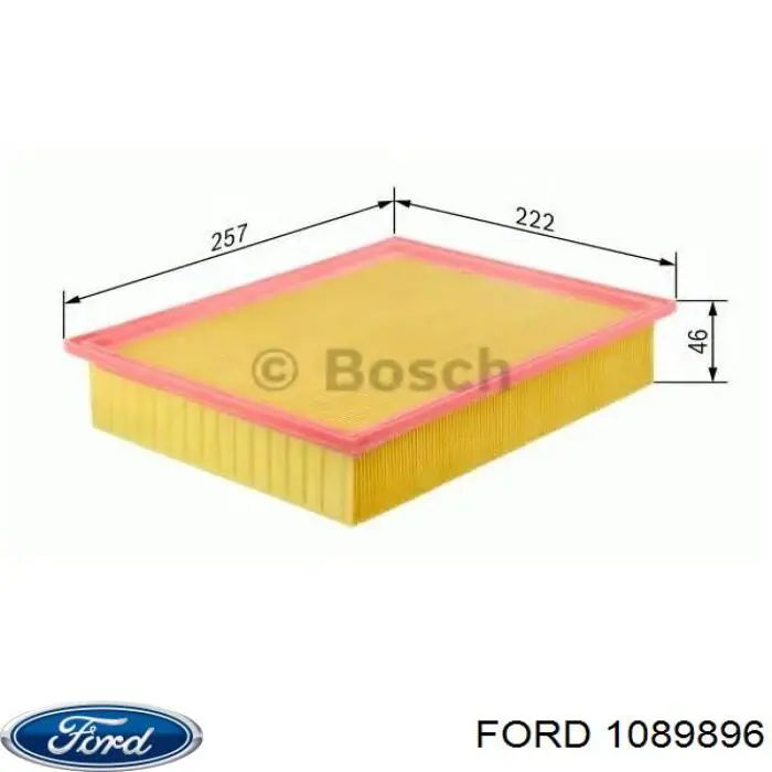 Filtro de ar Ford 1089896 preço, a partir de 9,02 USD