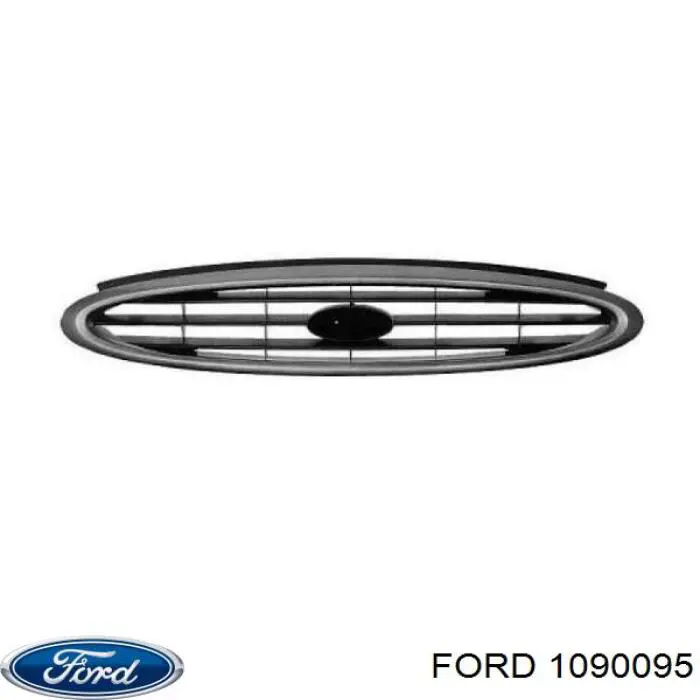 1090095 Ford Grelha do radiador