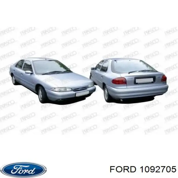 Guarda-barras direito do pára-lama dianteiro Ford 1092705 preço, a partir de 28,04 USD