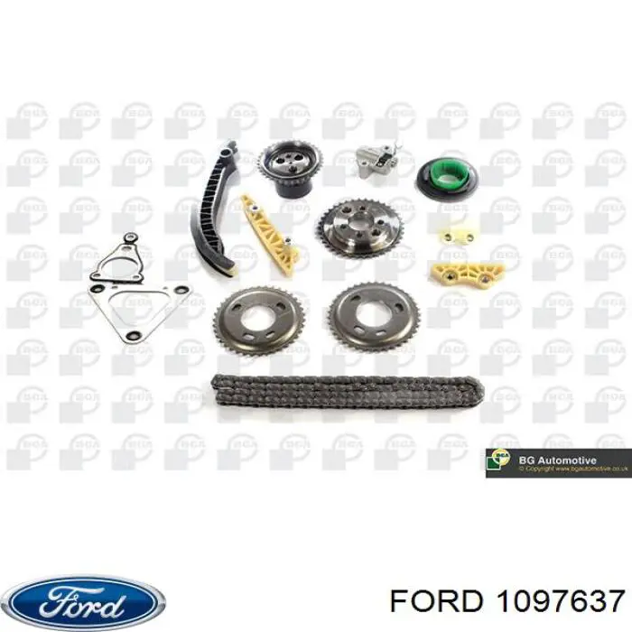 1097637 Ford Parafuso da polia de cambota