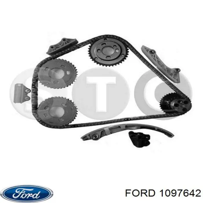 Compre 1097642 Ford Amortecedor de cadeia do mecanismo de distribuição de gás, superior CBC
