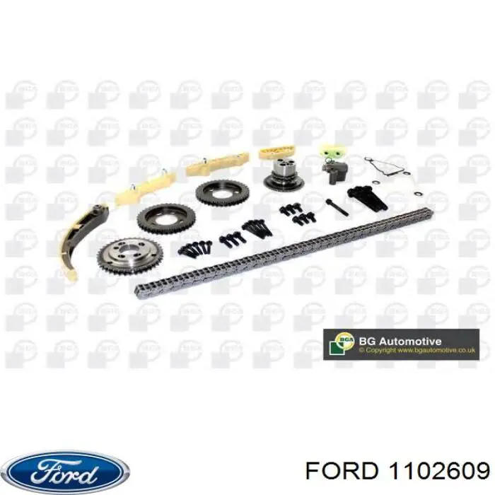 1102609 Ford Cadeia do mecanismo de distribuição de gás