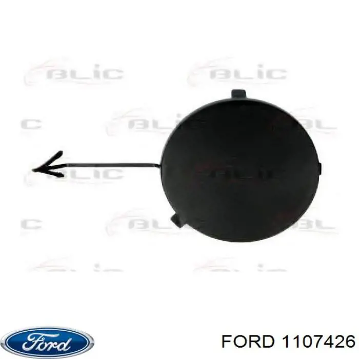 Tampão dianteira do pára-choque do gancho de reboque Ford 1107426 preço, a partir de 10,82 USD