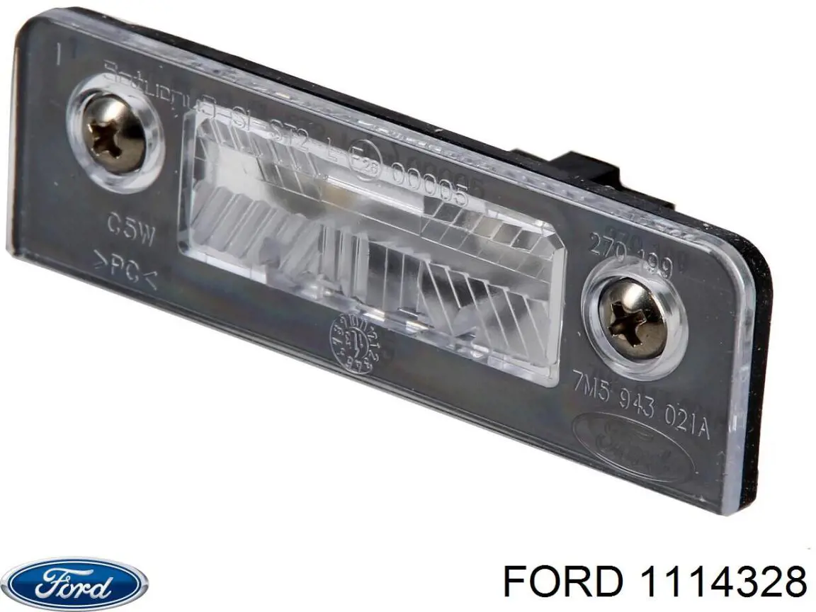 1114328 Ford Lanterna da luz de fundo de matrícula traseira