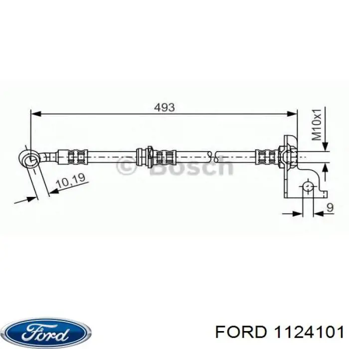 1124101 Ford Caixa de Mudança montada (caixa mecânica de velocidades)