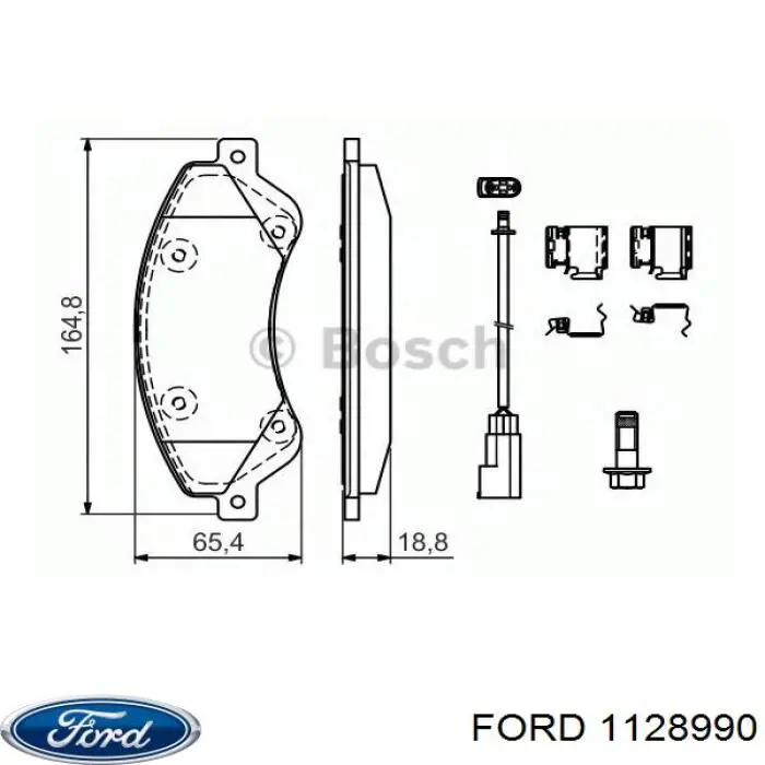 Compre 1128990 Ford Volante de motor