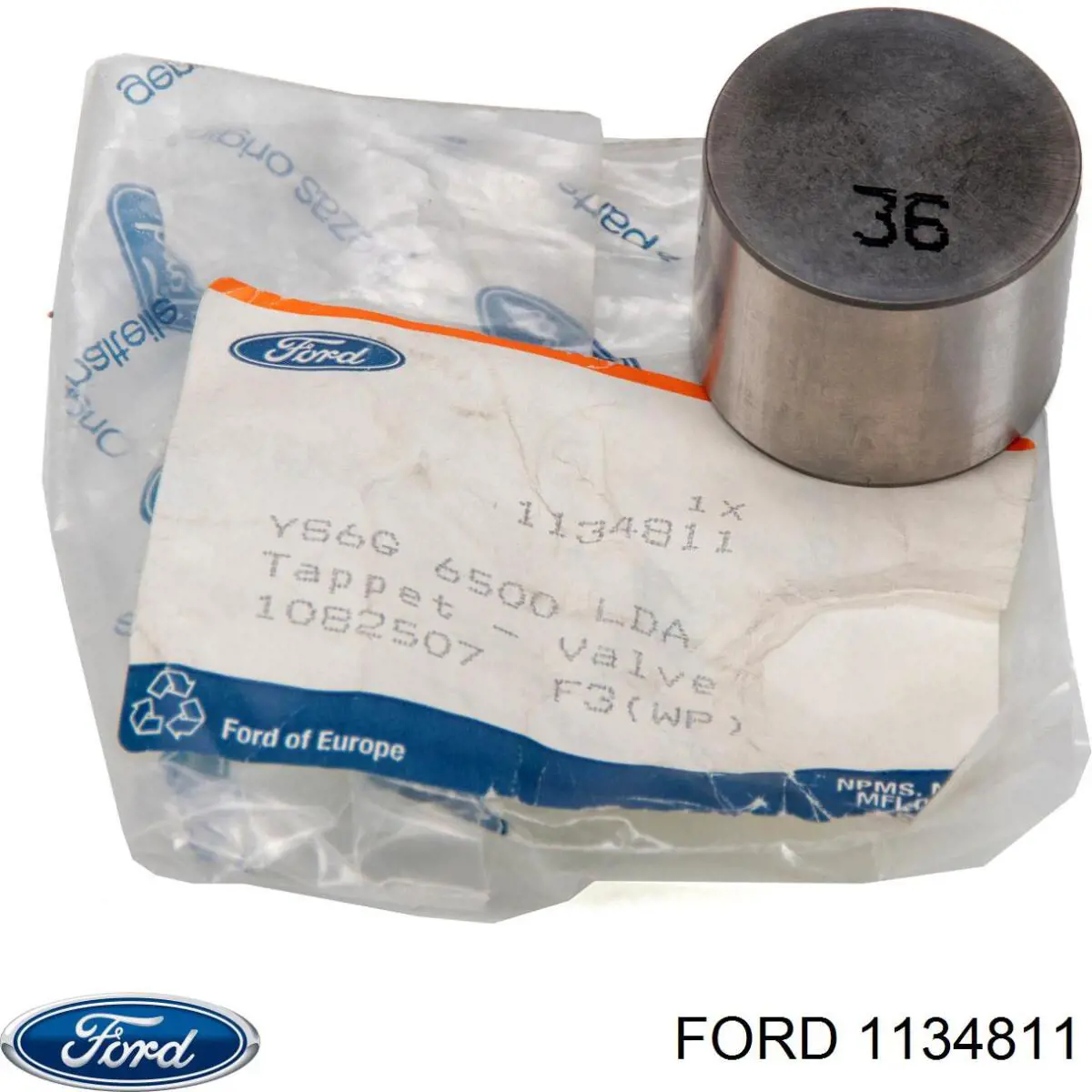 1633801 Ford Compensador hidrâulico (empurrador hidrâulico), empurrador de válvulas