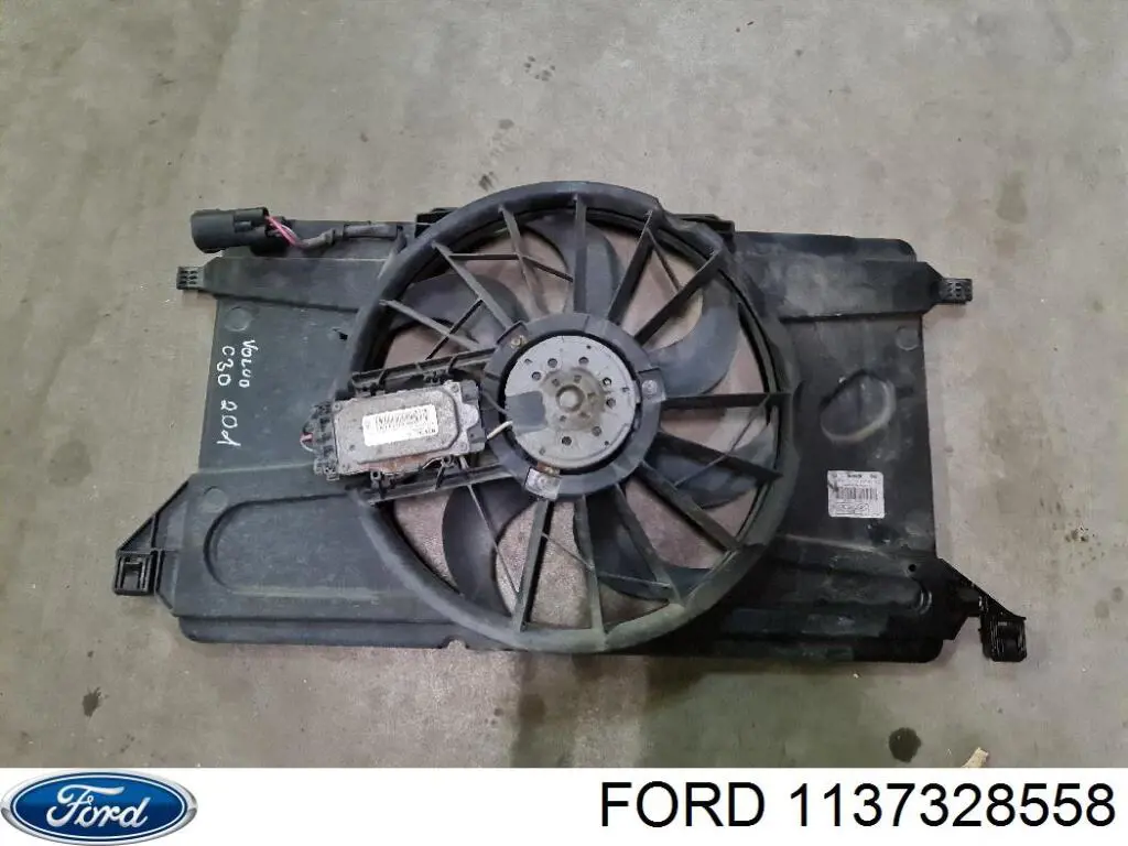 Difusor do radiador de esfriamento, montado com motor e roda de aletas FP44W132 FPS