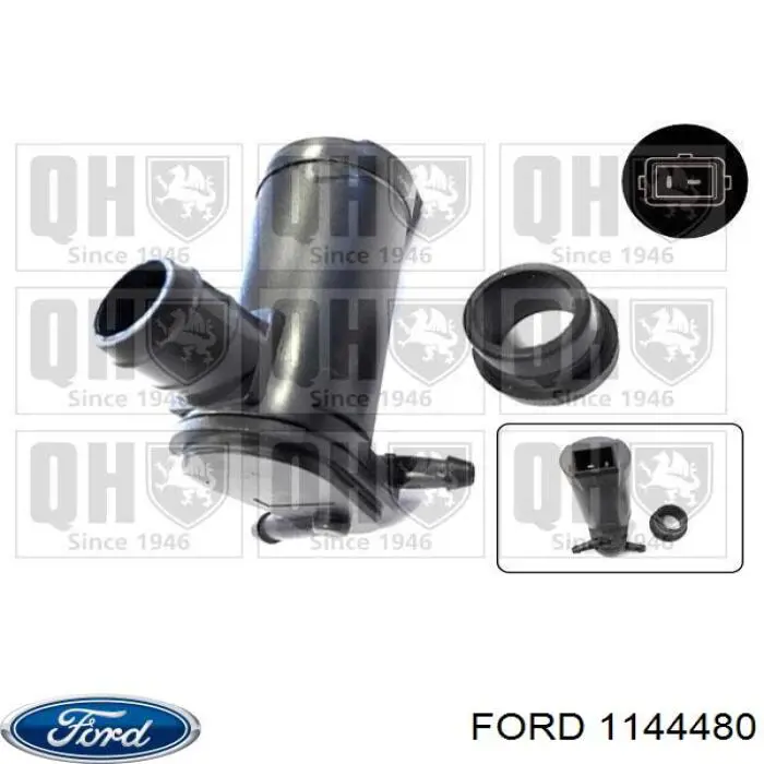 Bomba de motor de fluido para lavador de vidro dianteiro/traseiro Ford 1144480 preço, a partir de 11,52 USD