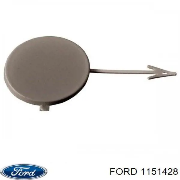 Compre FD1071236 Prasco Tampão dianteira do pára-choque do gancho de reboque