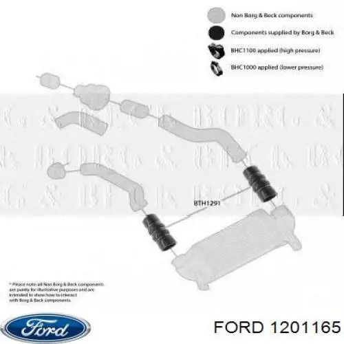 Compre 1201165 Ford Mangueira (cano derivado) de intercooler