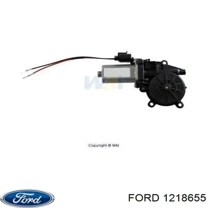 1218655 Ford Mecanismo de acionamento de vidro da porta dianteira direita
