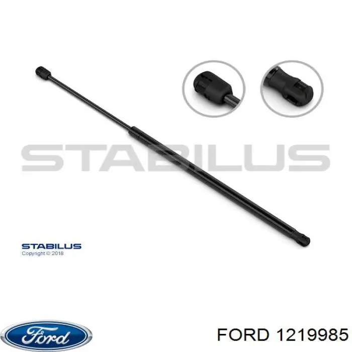 Amortecedor de tampa de porta-malas (de 3ª/5ª porta traseira) Ford 1219985 preço, a partir de 35,47 USD