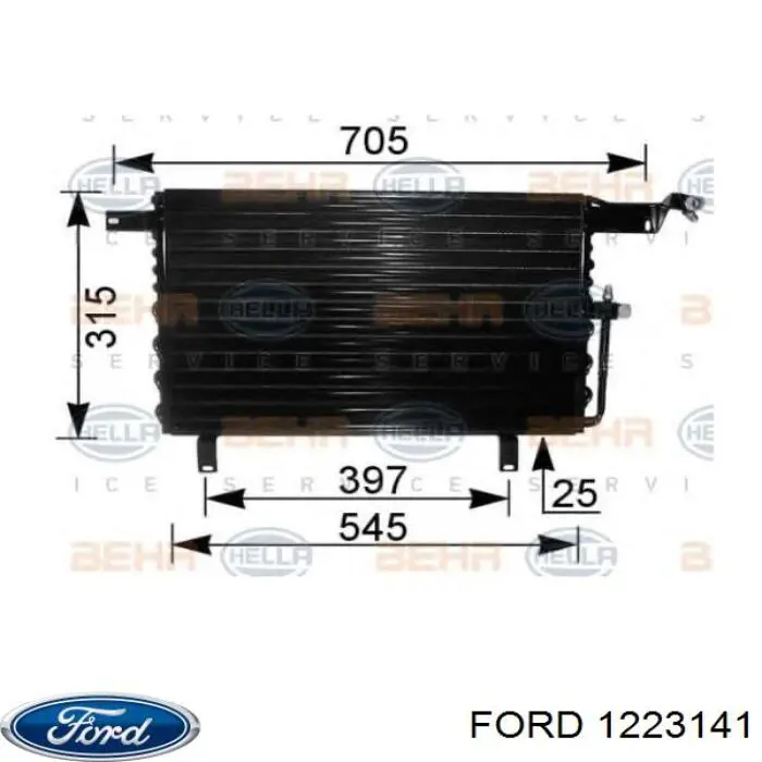 Compre 1223141 Ford Botão dianteiro direito de ativação de motor de acionamento de vidro