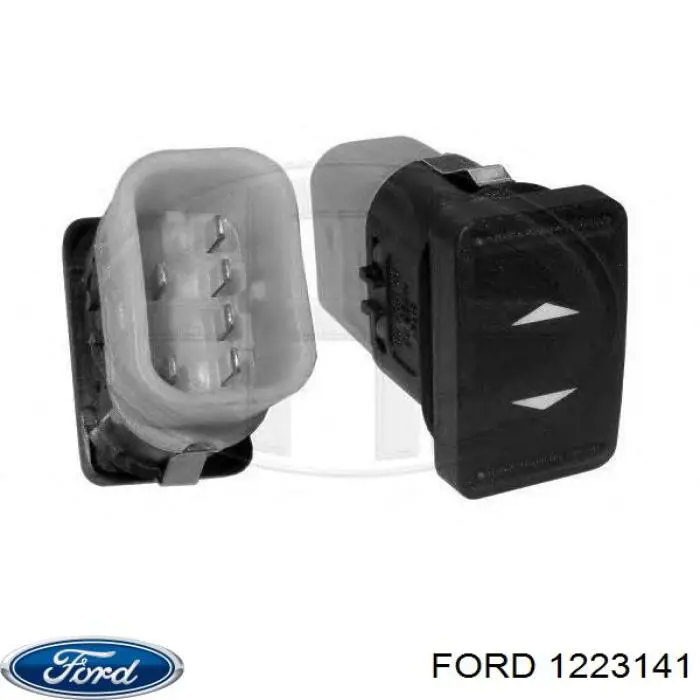 1223141 Ford Botão dianteiro direito de ativação de motor de acionamento de vidro
