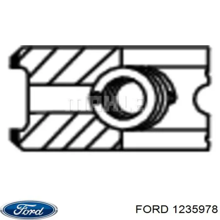 Compre 039RS001150N0 Mahle Original Kit de anéis de pistão de motor, STD.