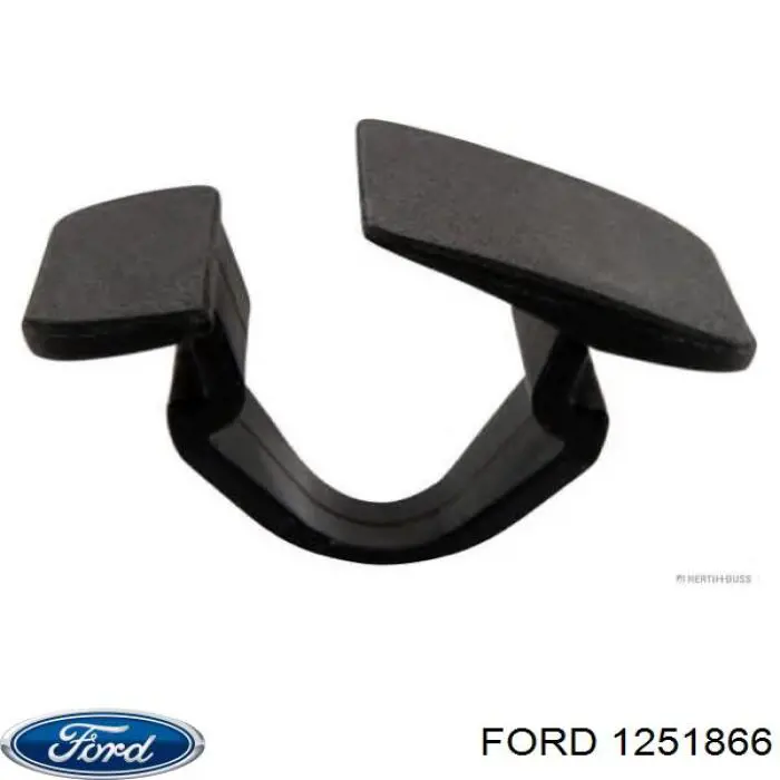 1251866 Ford Cápsula (prendedor) de isolador térmico da capota