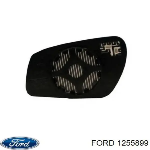 Compre 1255899 Ford Elemento espelhado do espelho de retrovisão esquerdo