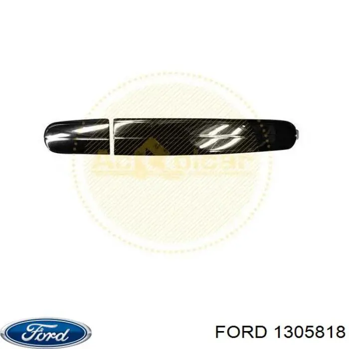 1305818 Ford Placa sobreposta de maçaneta da porta