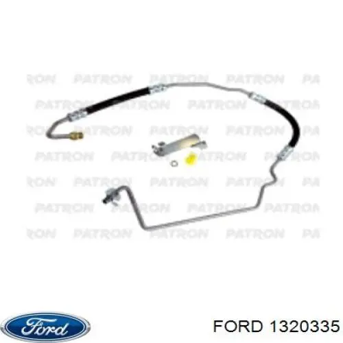 Compre 1234369 Ford Mangueira da Direção hidrâulica assistida de pressão alta desde a bomba até a régua (do mecanismo)