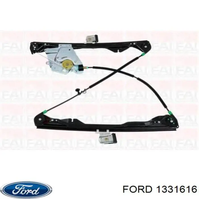 Mecanismo de acionamento de vidro da porta dianteira direita Ford 1331616 preço, a partir de 52,35 USD