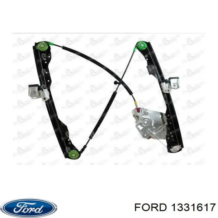 1331617 Ford Mecanismo de acionamento de vidro da porta dianteira direita