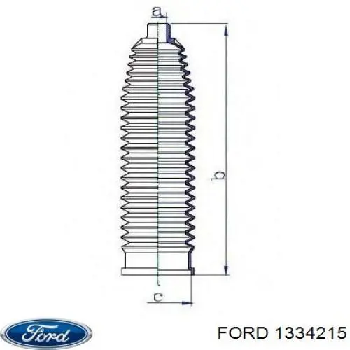 Bota de proteção do mecanismo de direção (de cremalheira) Ford 1334215 preço, a partir de 8,33 USD