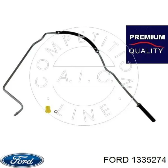 Mangueira da Direção hidrâulica assistida de pressão alta desde a bomba até a régua (do mecanismo) Ford 1335274 preço, a partir de 64,44 USD