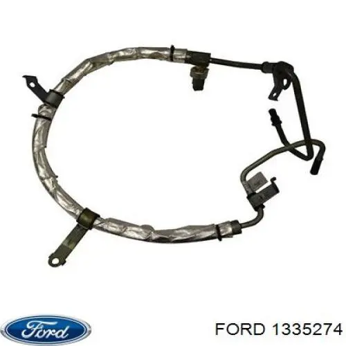 Compre 1335274 Ford Mangueira da Direção hidrâulica assistida de pressão alta desde a bomba até a régua (do mecanismo)