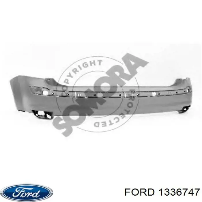Compre 1336747 Ford Pára-choque traseiro