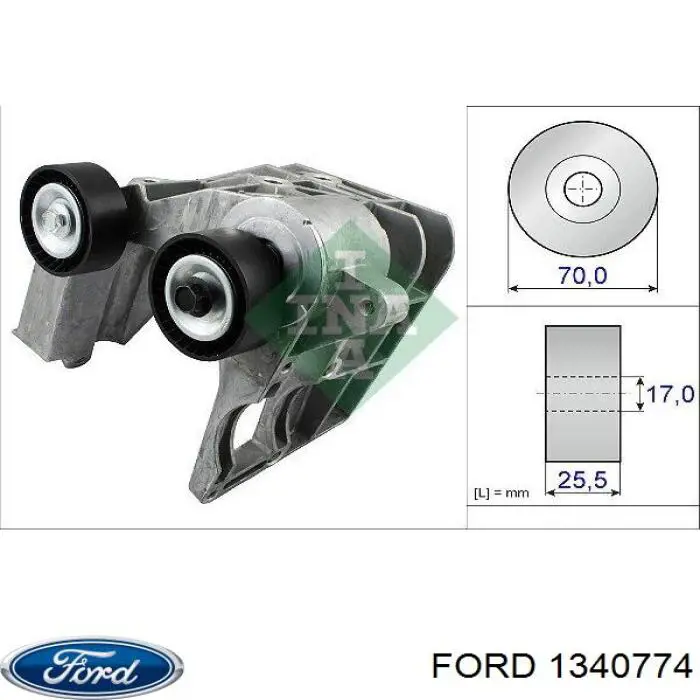 Compre 1340774 Ford Consola do gerador
