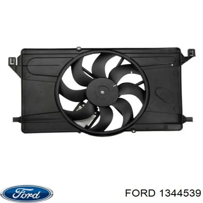 Difusor do radiador de esfriamento, montado com motor e roda de aletas Ford 1344539 preço, a partir de 92,70 USD