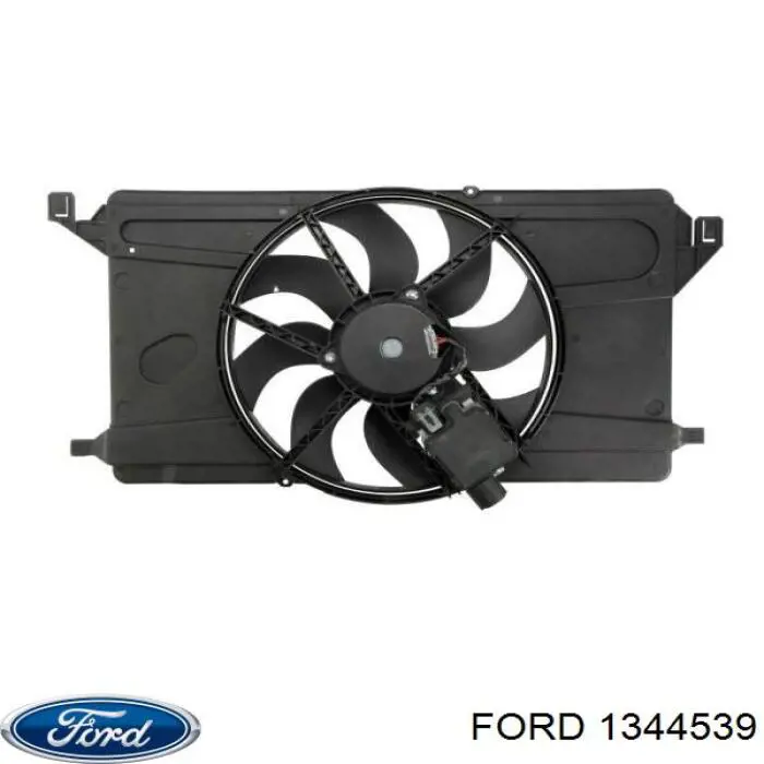 Compre 1344539 Ford Difusor do radiador de esfriamento, montado com motor e roda de aletas