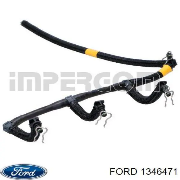 Tubo de combustível, inverso desde os injetores Ford 1346471 preço, a partir de 43,01 USD