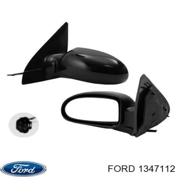 1347112 Ford Espelho de retrovisão esquerdo