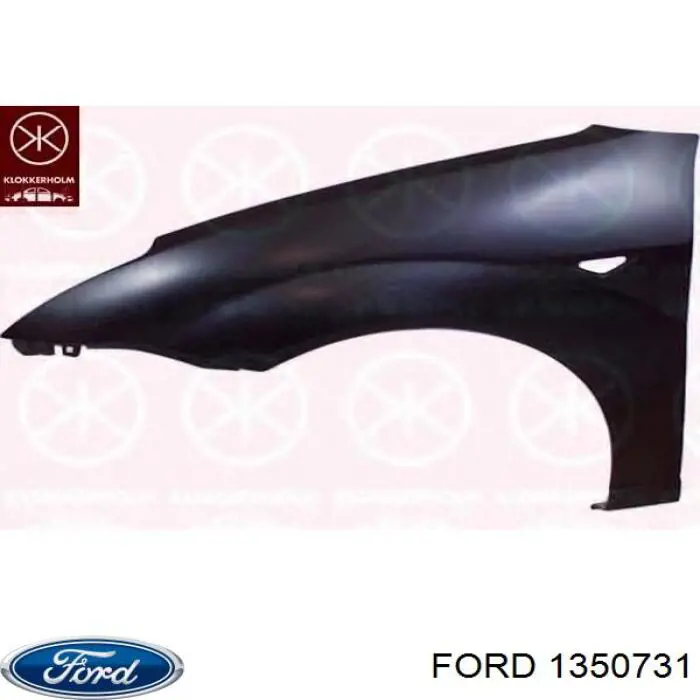 1350731 Ford Pára-lama dianteiro direito