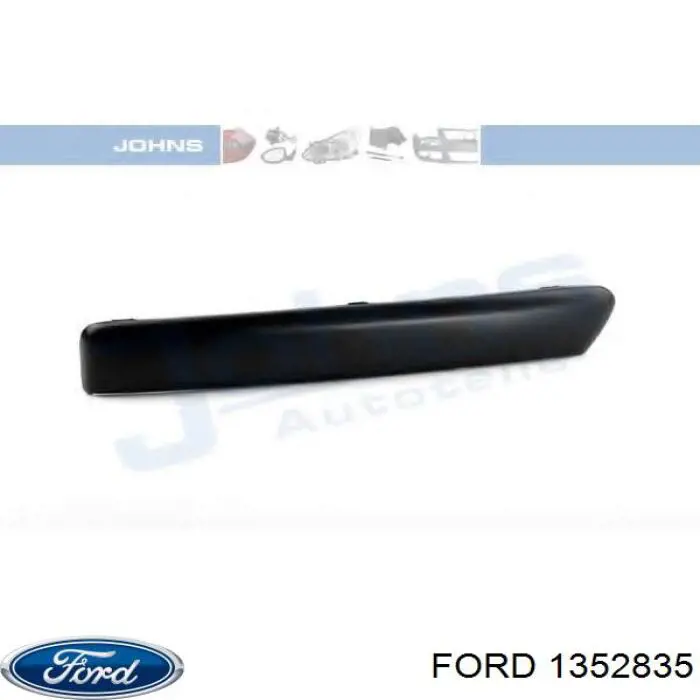 1352835 Ford Moldura direita de grelha do pára-choque dianteiro
