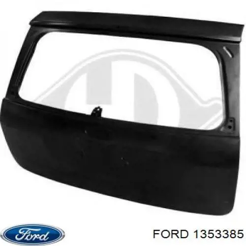 1353385 Ford Porta traseira (3ª/5ª porta-malas (tampa de alcapão)