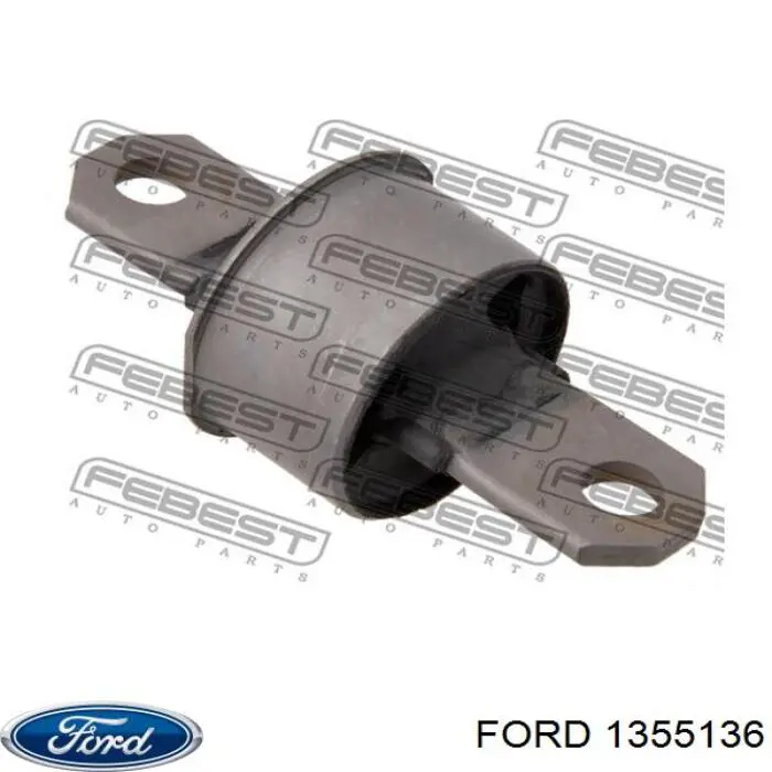 1355136 Ford Braço oscilante (tração) longitudinal inferior esquerdo de suspensão traseira