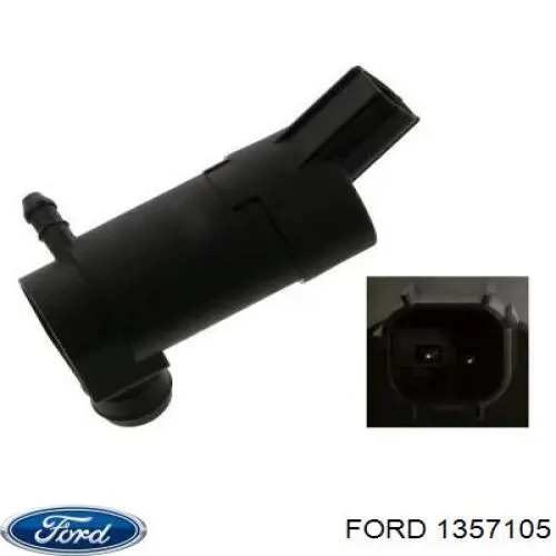 Compre 1357105 Ford Bomba de motor de fluido para lavador de vidro dianteiro