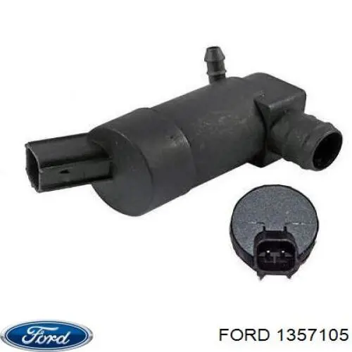 1357105 Ford Bomba de motor de fluido para lavador de vidro dianteiro