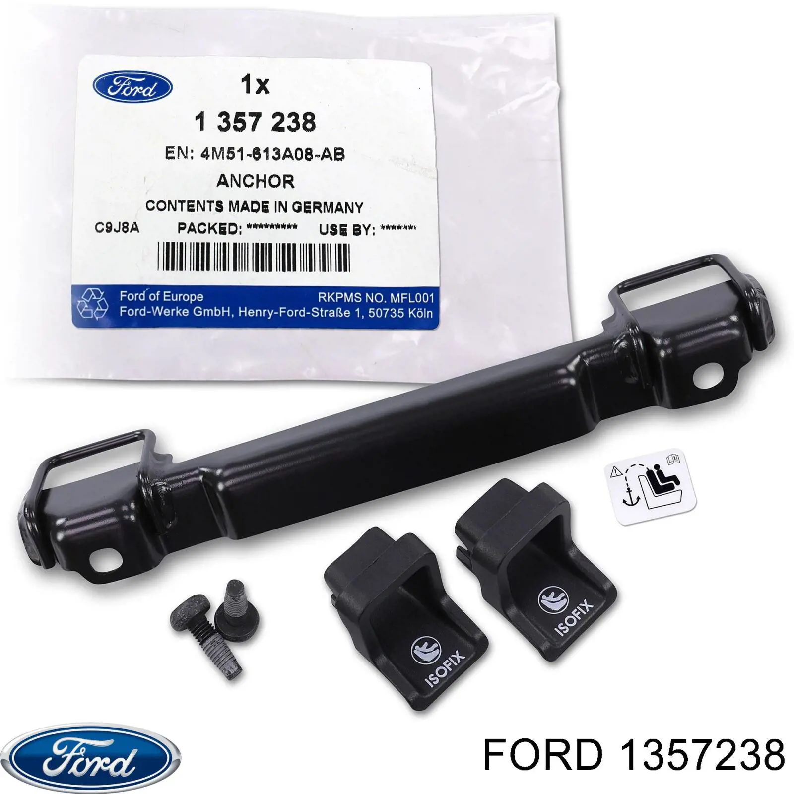 Compre 1357238 Ford Fixação de assento para criança ISOFIX