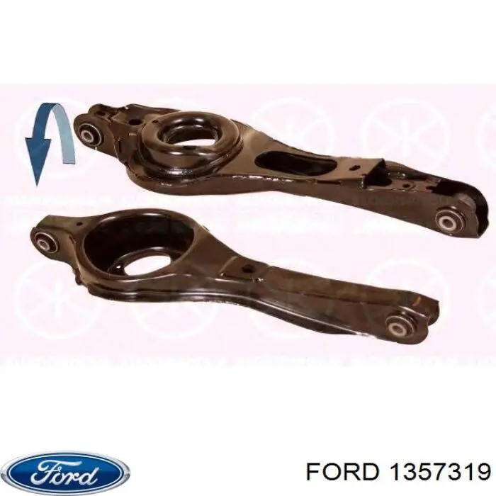 Compre 1357319 Ford Braço oscilante inferior esquerdo de suspensão traseira/direita